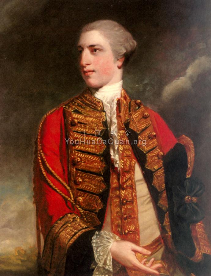 Portrait of Charles Fitzroy, 1st Baron Southampton - 乔舒亚·雷诺兹